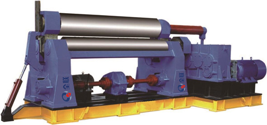 水平(píng)下調式三輥卷(juan)闆機