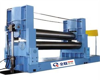 陝西W11Y系列液(ye)壓對稱式三(sān)輥卷闆機